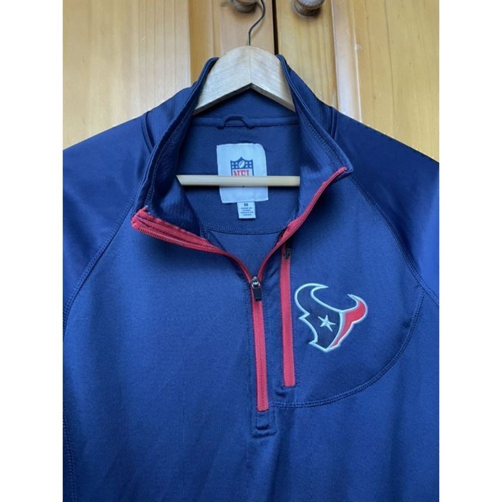 Houston Texans NFL 1/4 Zip Athletic Sweatshirt Men’s Medium